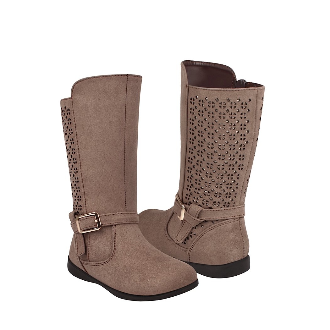pappomania.com : Botas casuales para niña tropicana 98082 suede café