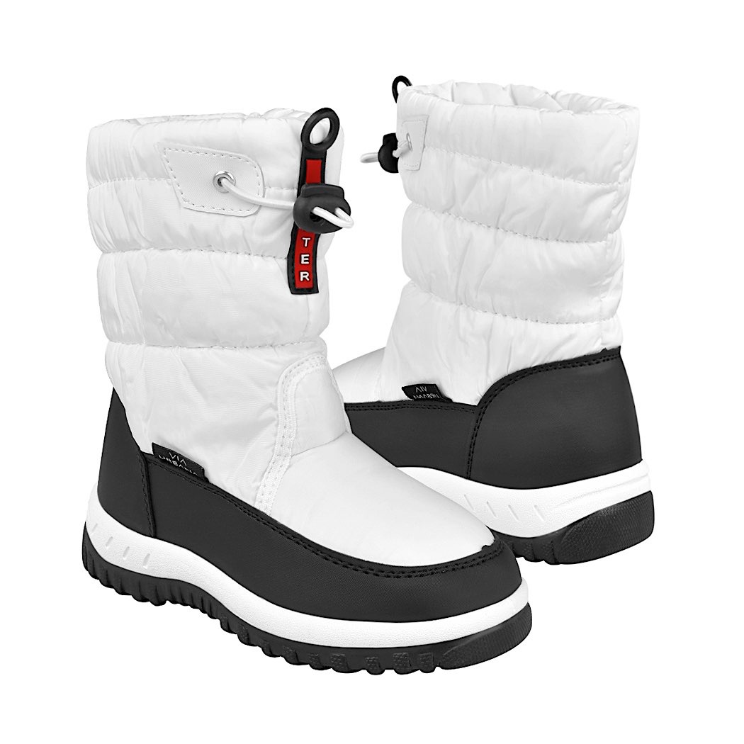 pappomania.com : Botas de invierno para niña via urbana d557l30 textil  blanco