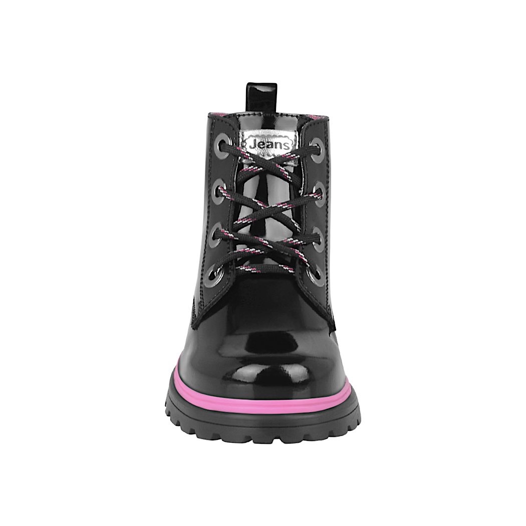 pappomania.com : Botines para niña jeans 31320 charol negro