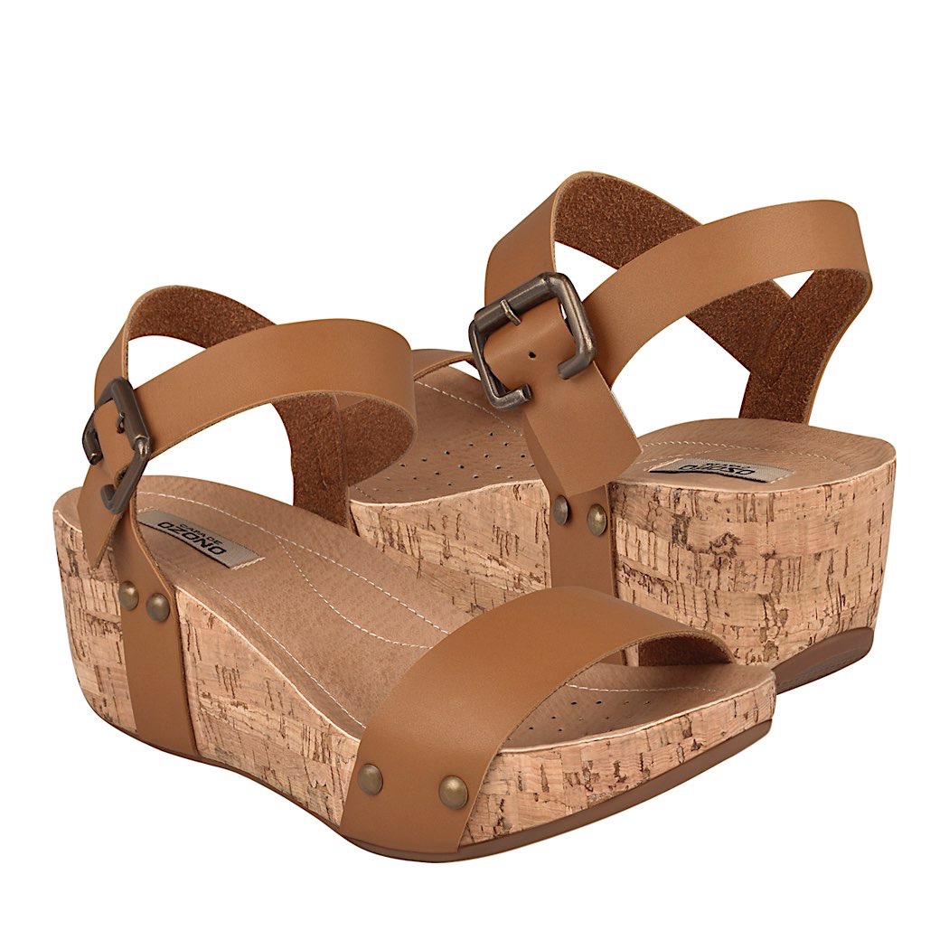 pappomania.com : Sandalias para dama capa de ozono 192343-2 simipiel café