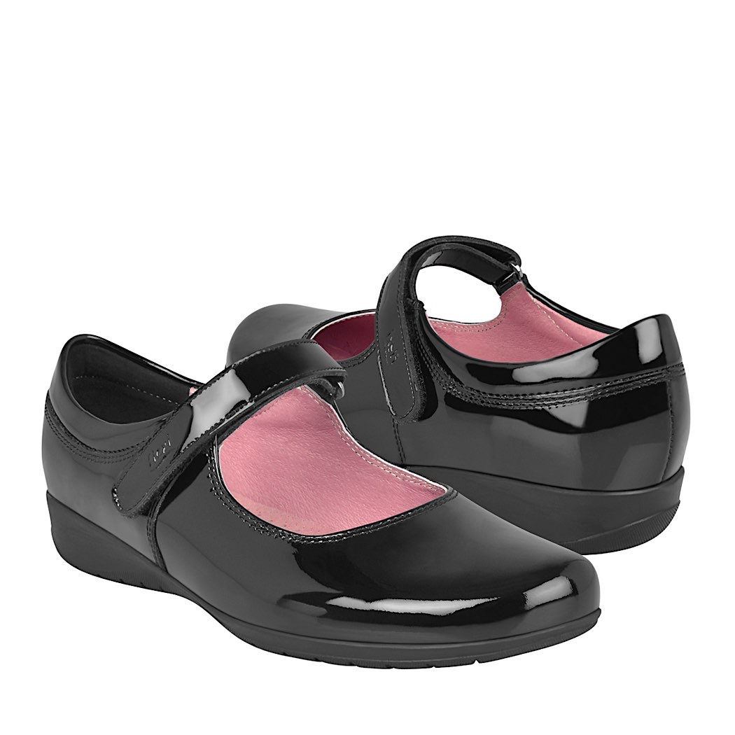 pappomania.com : Zapatos escolares para niña flexi 35802 charol negro