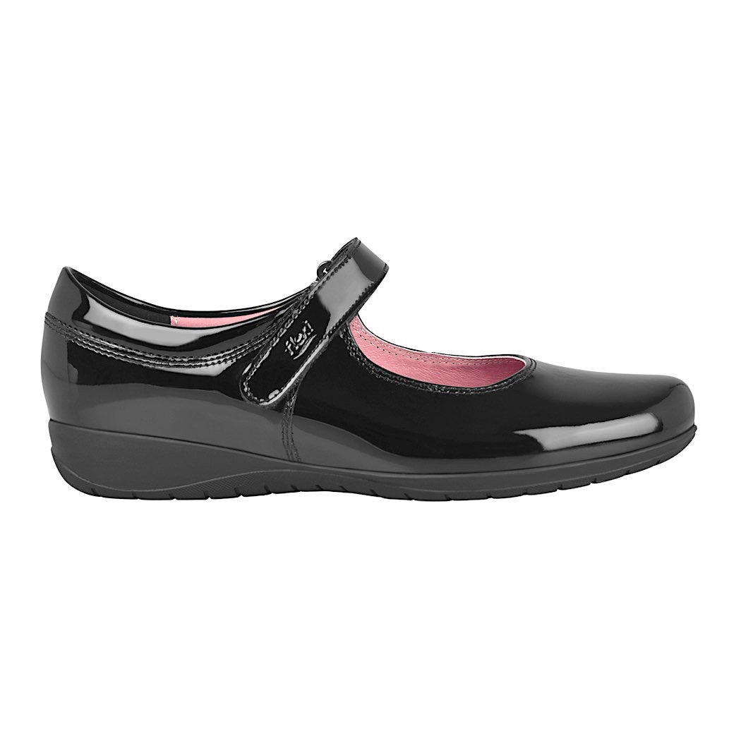 pappomania.com : Zapatos escolares para niña flexi 35802 charol negro
