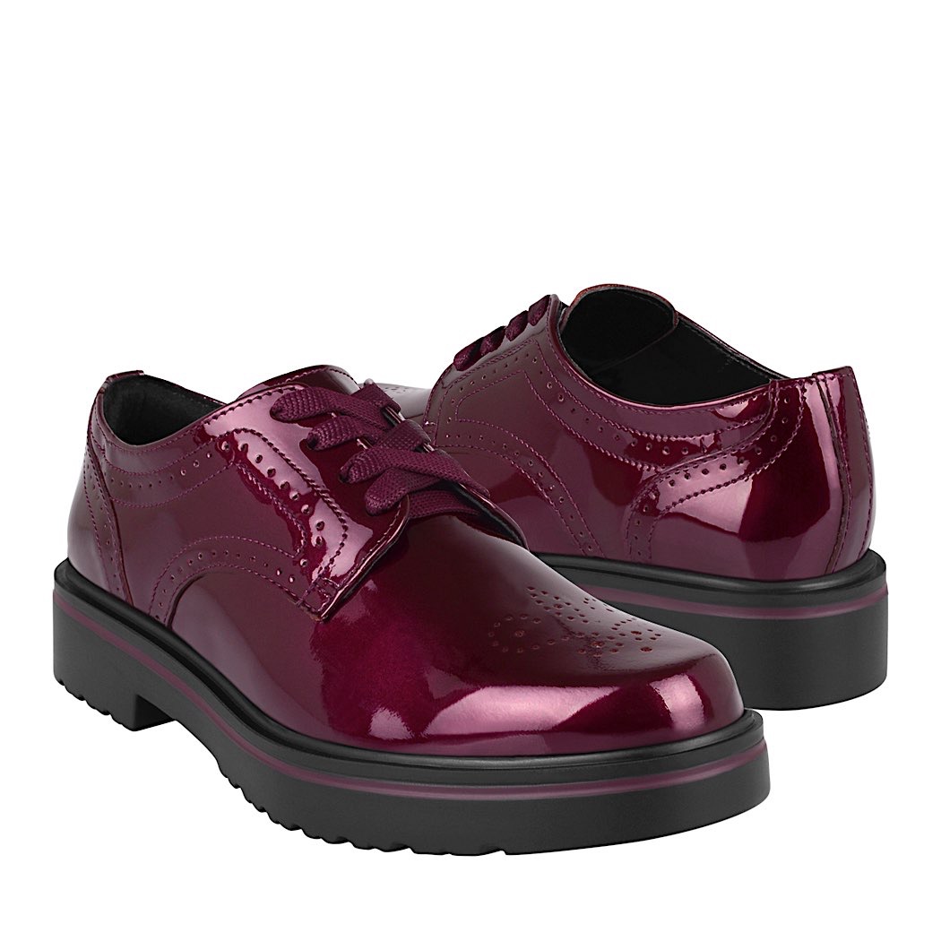 pappomania.com : Zapatos casuales dama flexi charol 32904 vino
