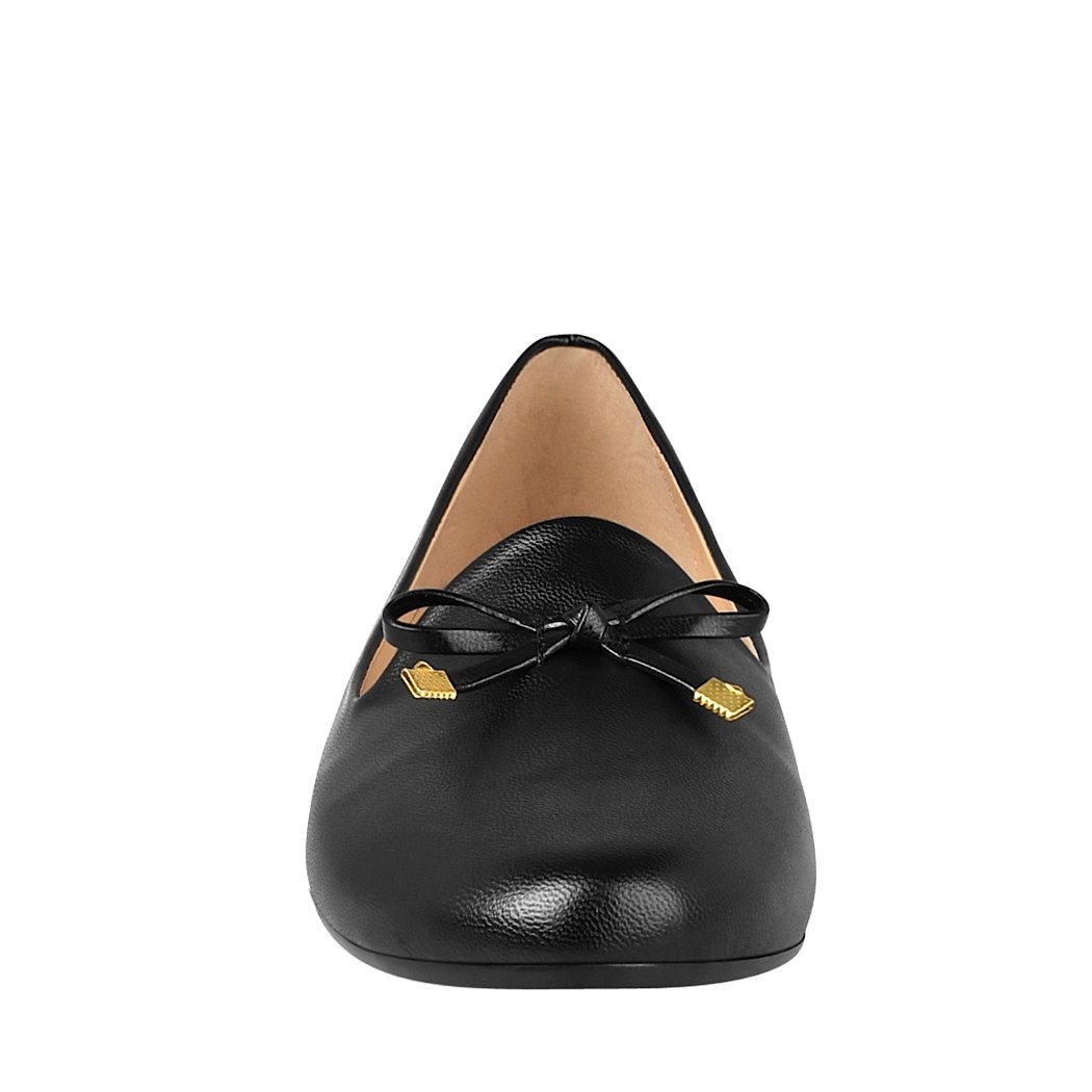 pappomania.com : Zapatos stylo piso para dama 1905 simipiel negro con moño