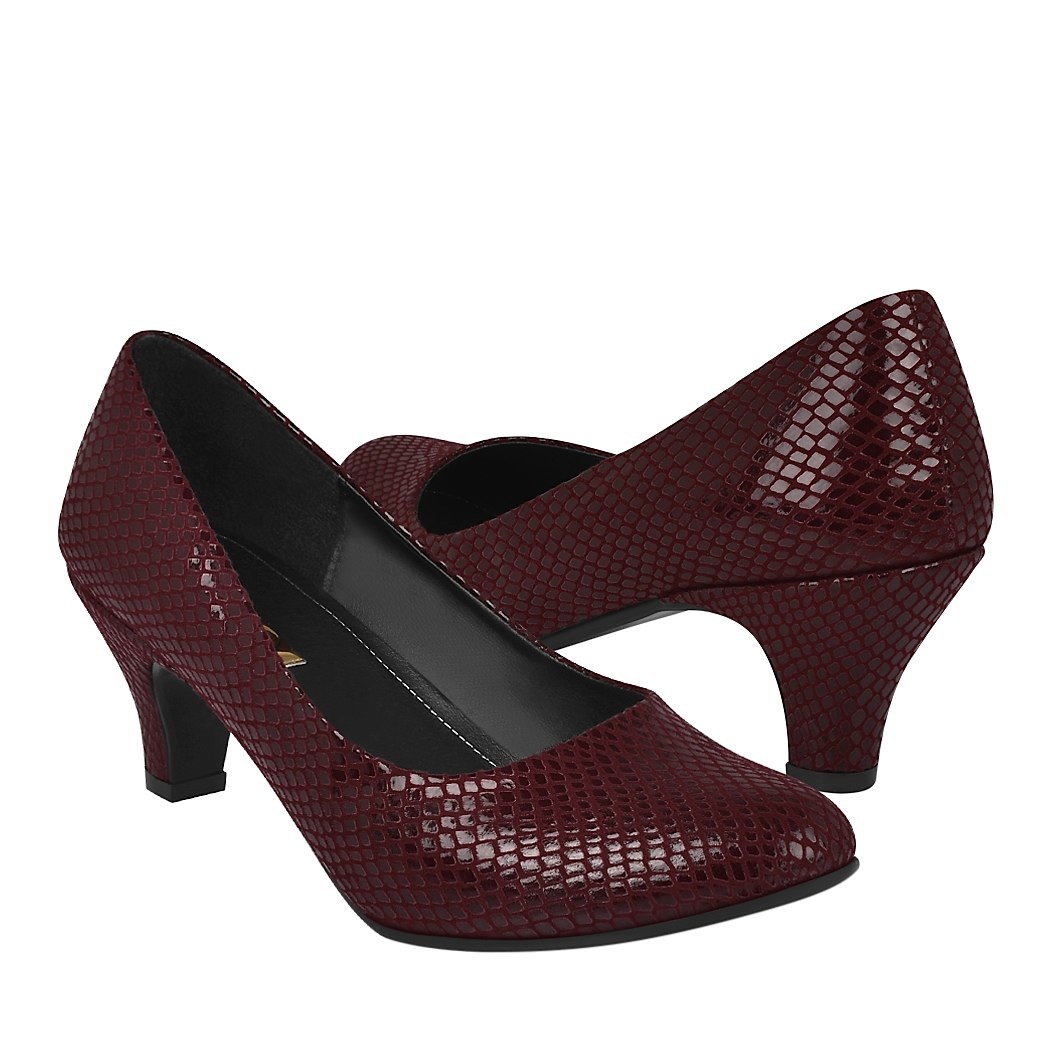 pappomania.com : Zapatillas de vestir para dama stylo 80 vino