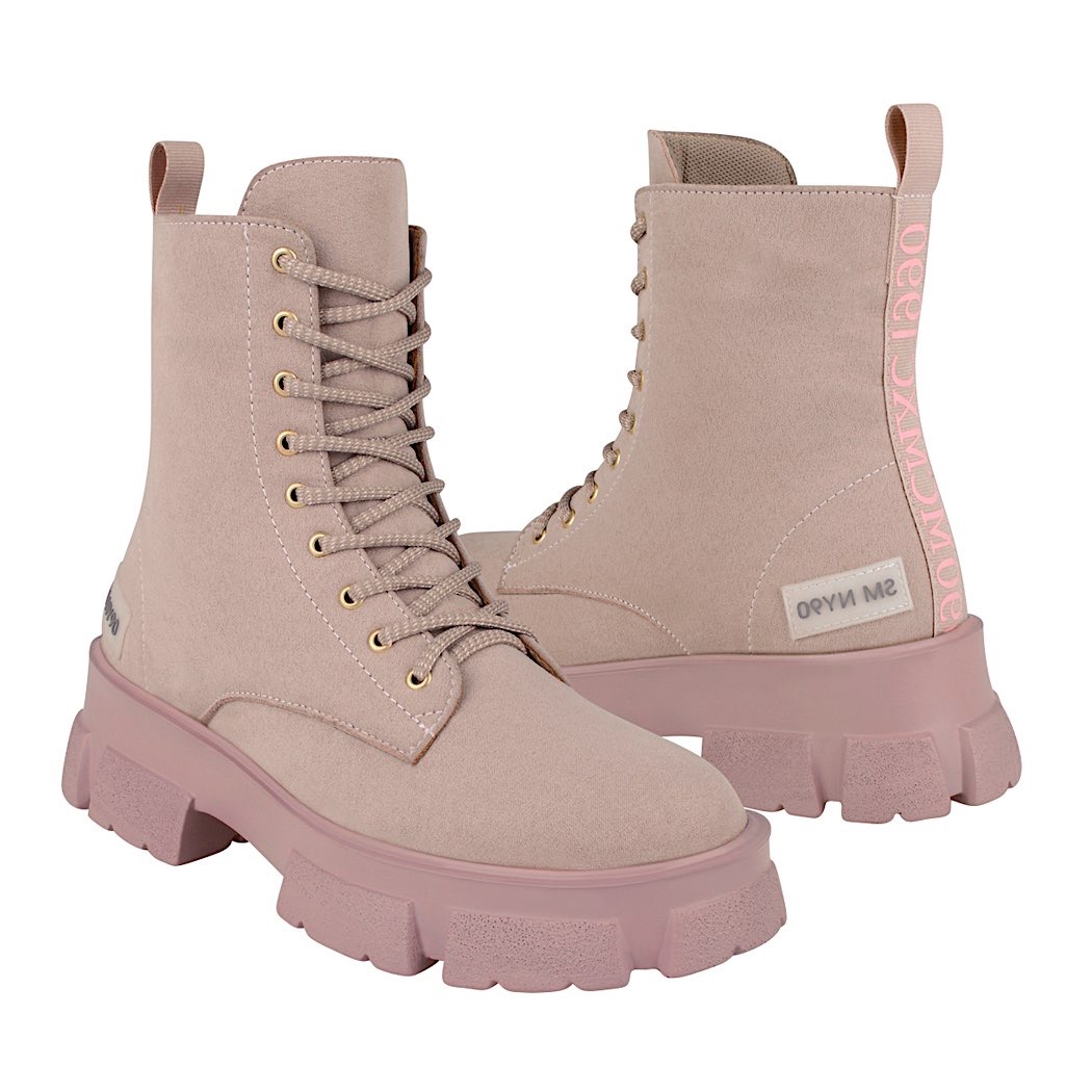 pappomania.com : Botines dama stylo 11003 suede rosa