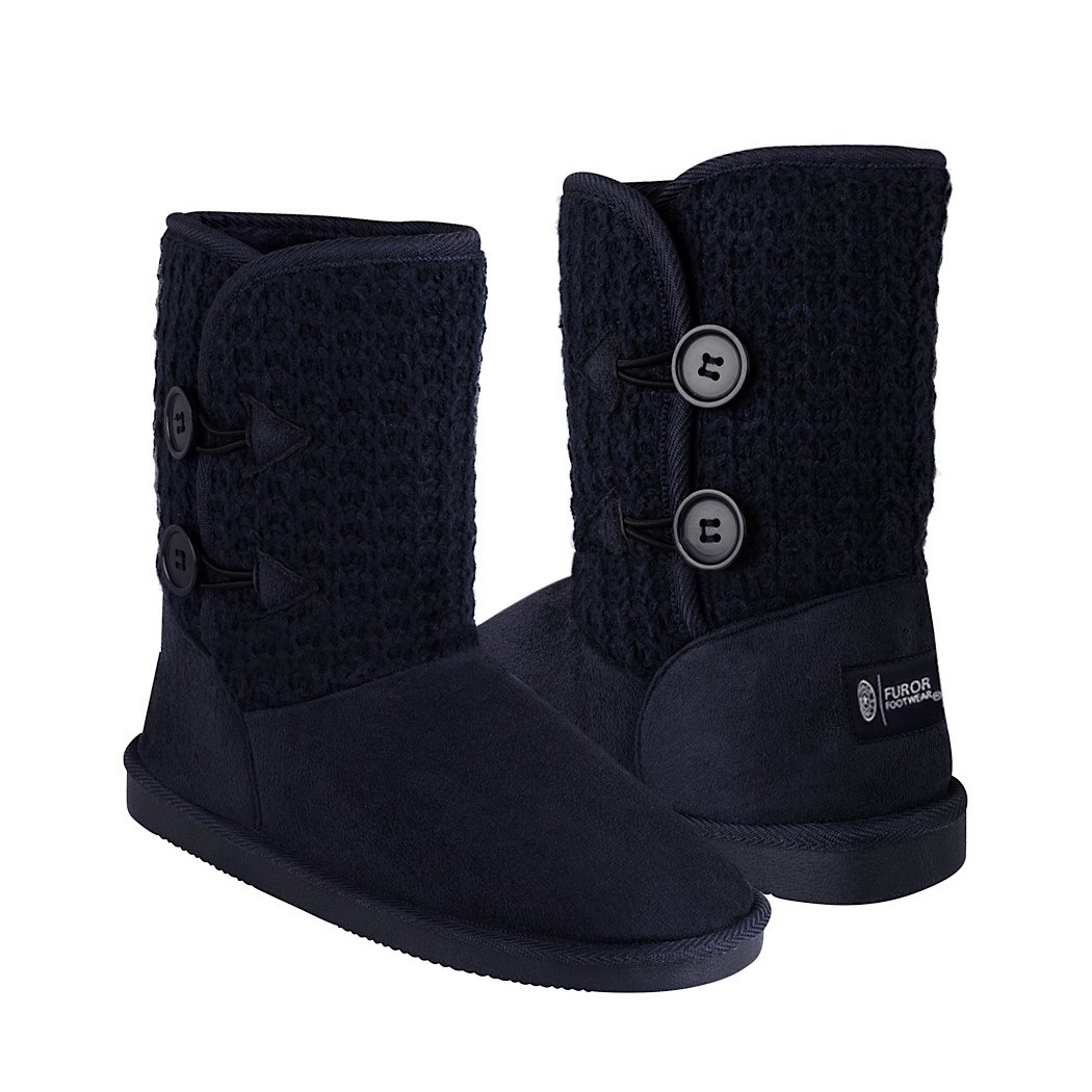 pappomania.com : Botas furor 30540 suede navy