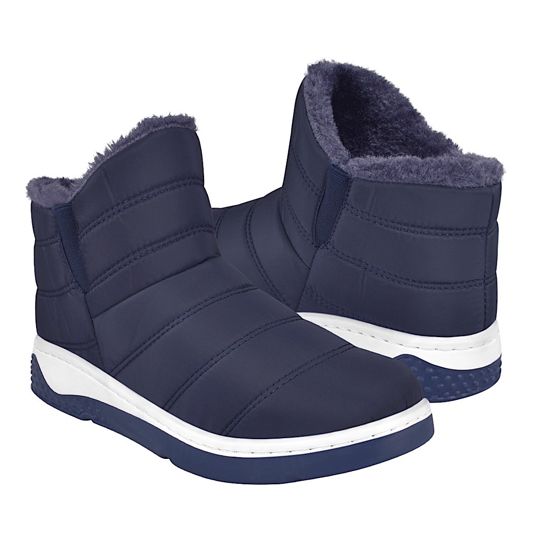 pappomania.com : Botines de invierno para dama furor 18066 textil azul