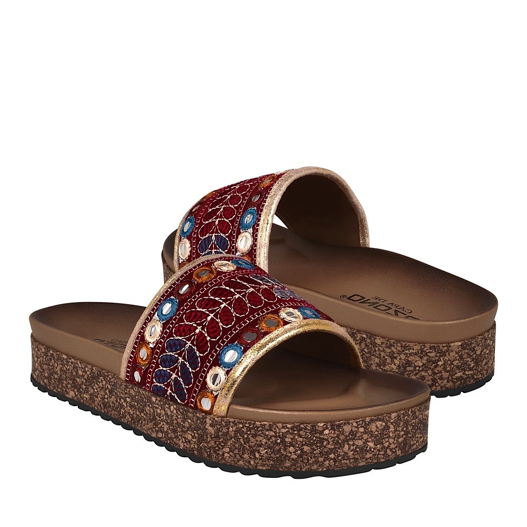 pappomania.com : Sandalias casuales para dama capa de ozono 33696-1 red