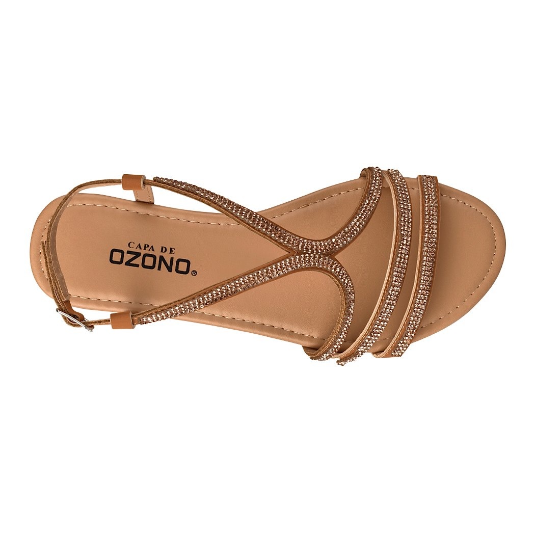 pappomania.com : Sandalias casuales para dama capa de ozono 597619-2 café