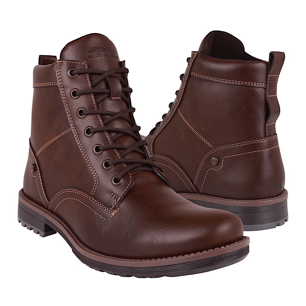 pappomania.com : Botines hombre capa de ozono 668402-3 simipiel café