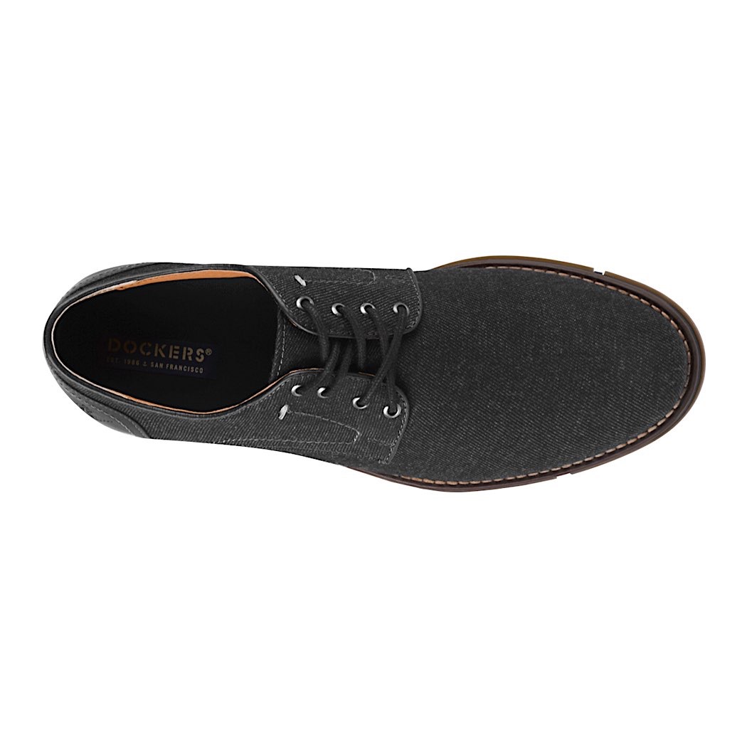 pappomania.com : Zapatos casuales caballero dockers d211721 textil negro