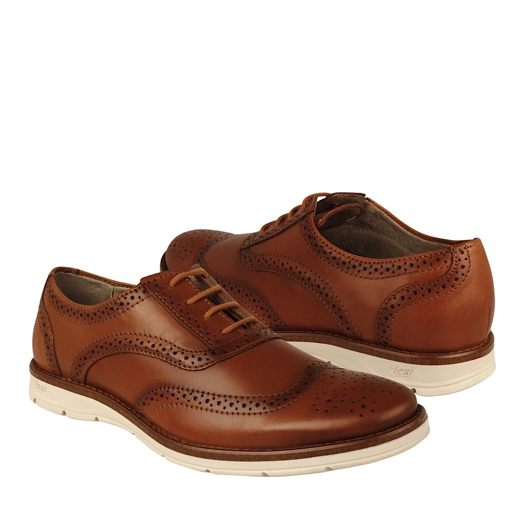 zapatos cafes hombre flexi