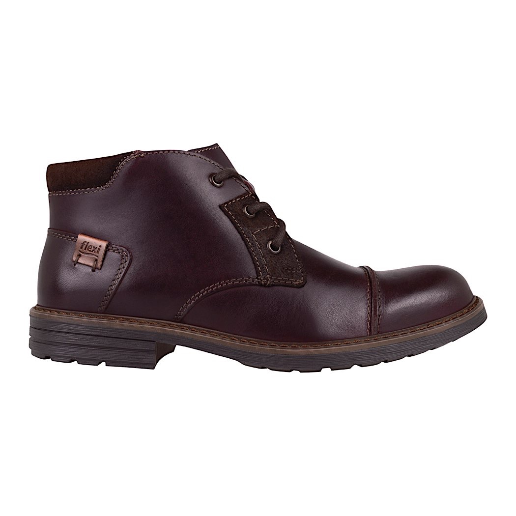pappomania.com : Botines para caballero flexi 402505 piel vino