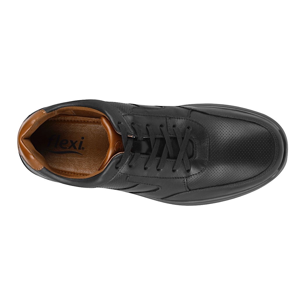 pappomania.com : Zapatos casuales caballero flexi 408204 piel negro