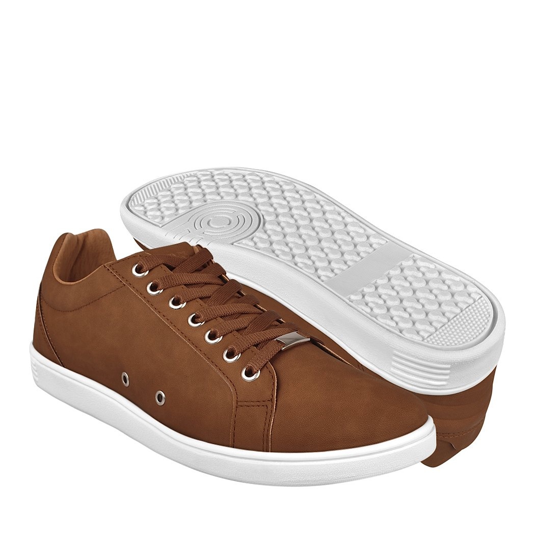 pappomania.com : Tenis casuales para caballero capa de ozono 395317-3 café
