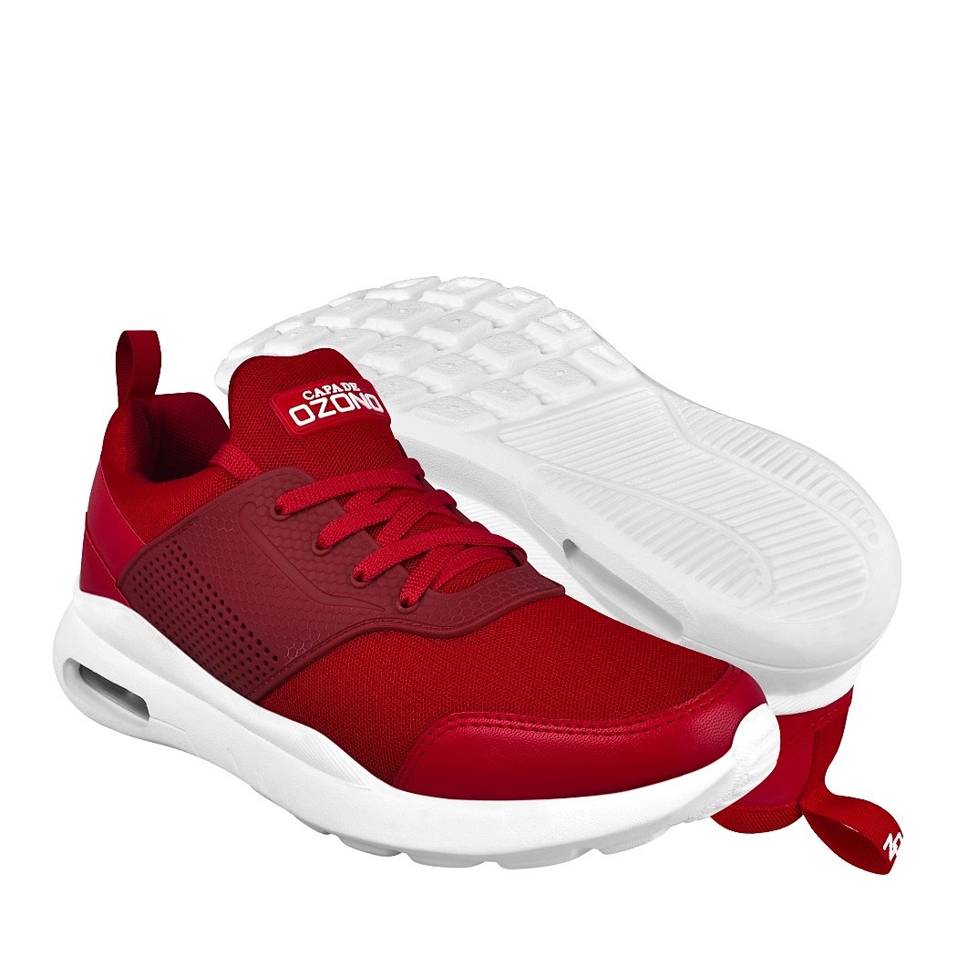 pappomania.com : Tenis casuales para caballero capa de ozono 584202-03 rojo