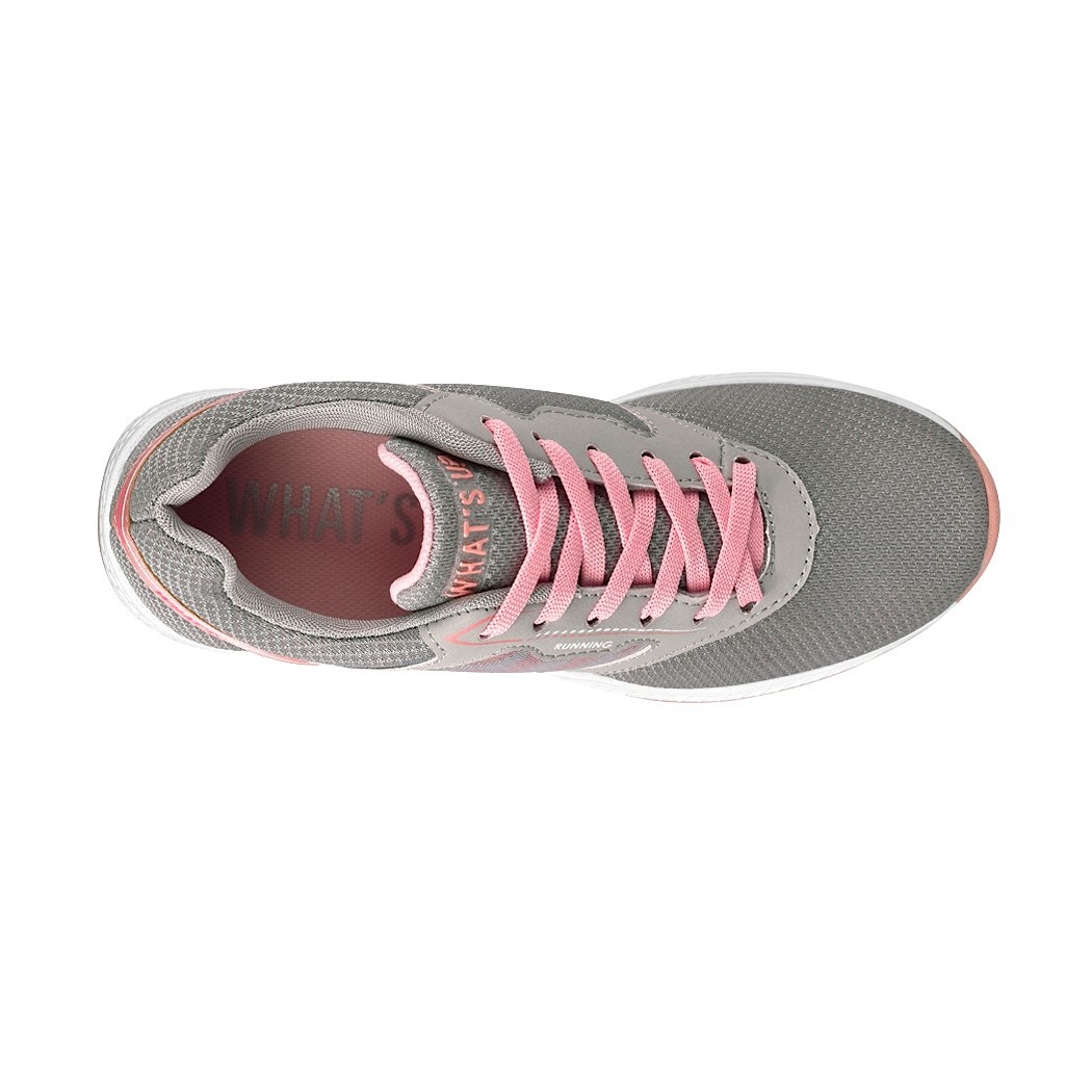 pappomania.com : Tenis deportivos para dama whta´s up 183347 gris rosa