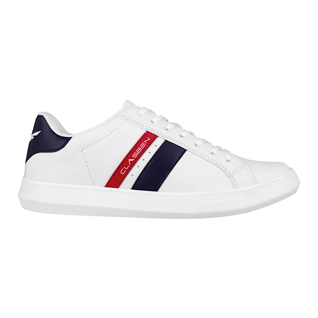 Panam 60 Tenis Panam Para Caballero Casuales Urbano Blanco/Rojo 29