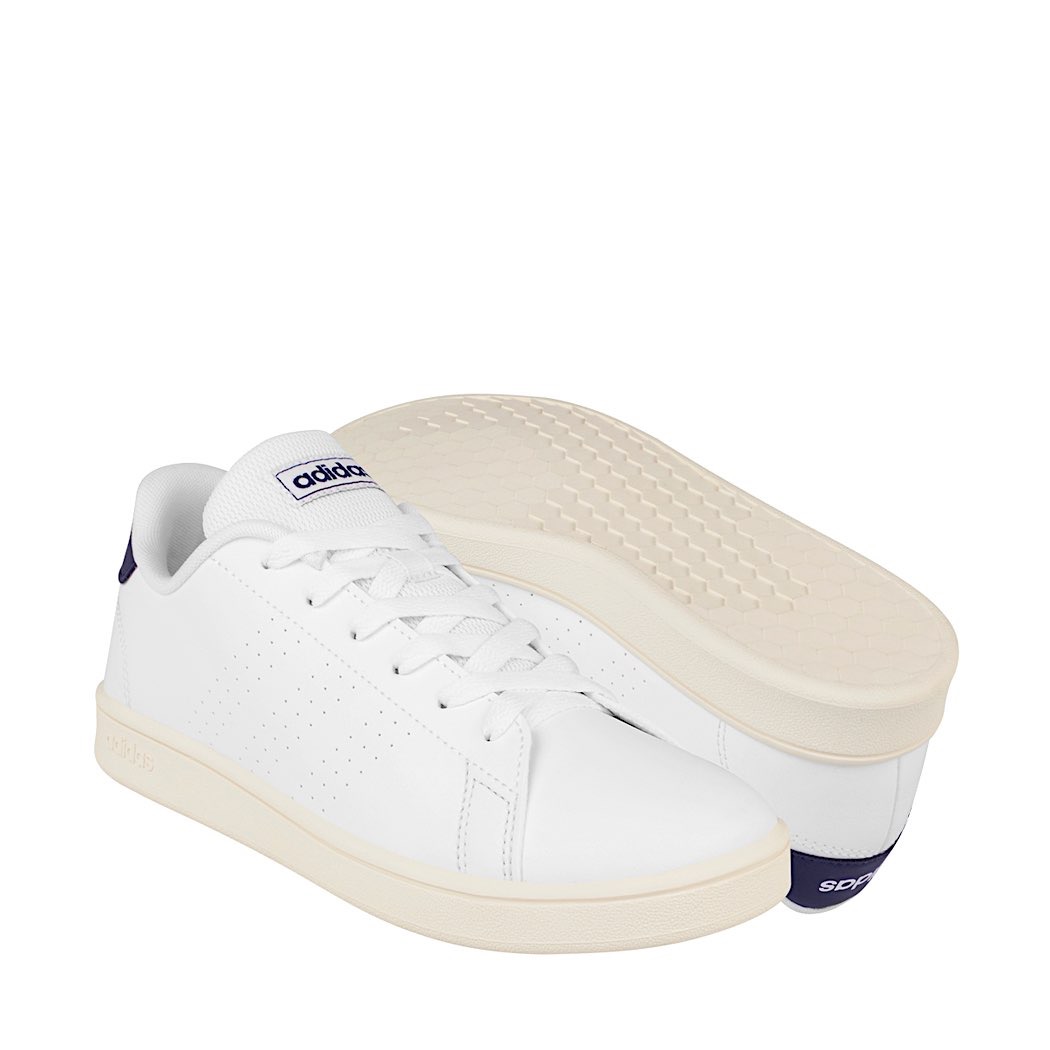 pappomania.com : Tenis adidas advantage joven fw2588 simpiel blanco