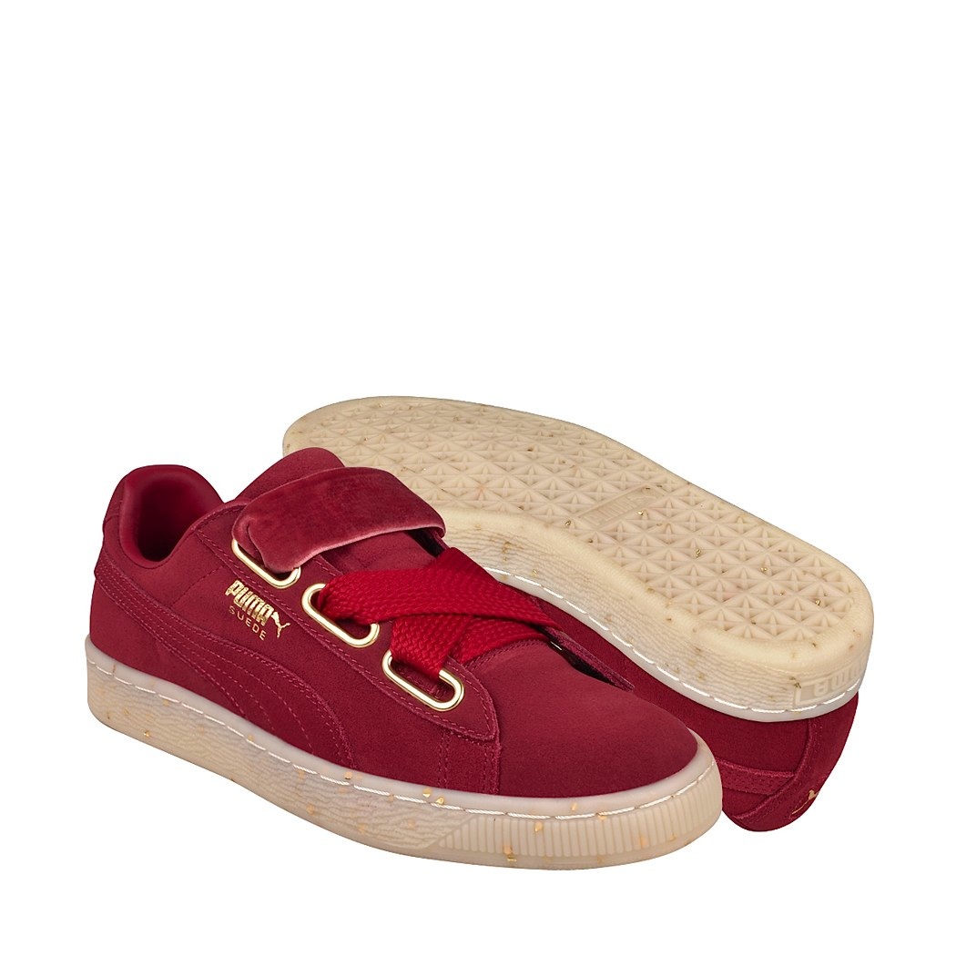 tenis puma suede rojos