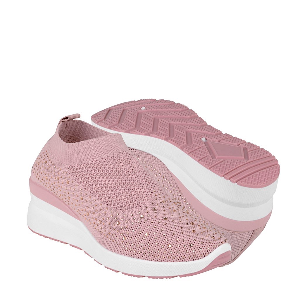 pappomania.com : Tenis casuales dama furor 18779 textil rosa