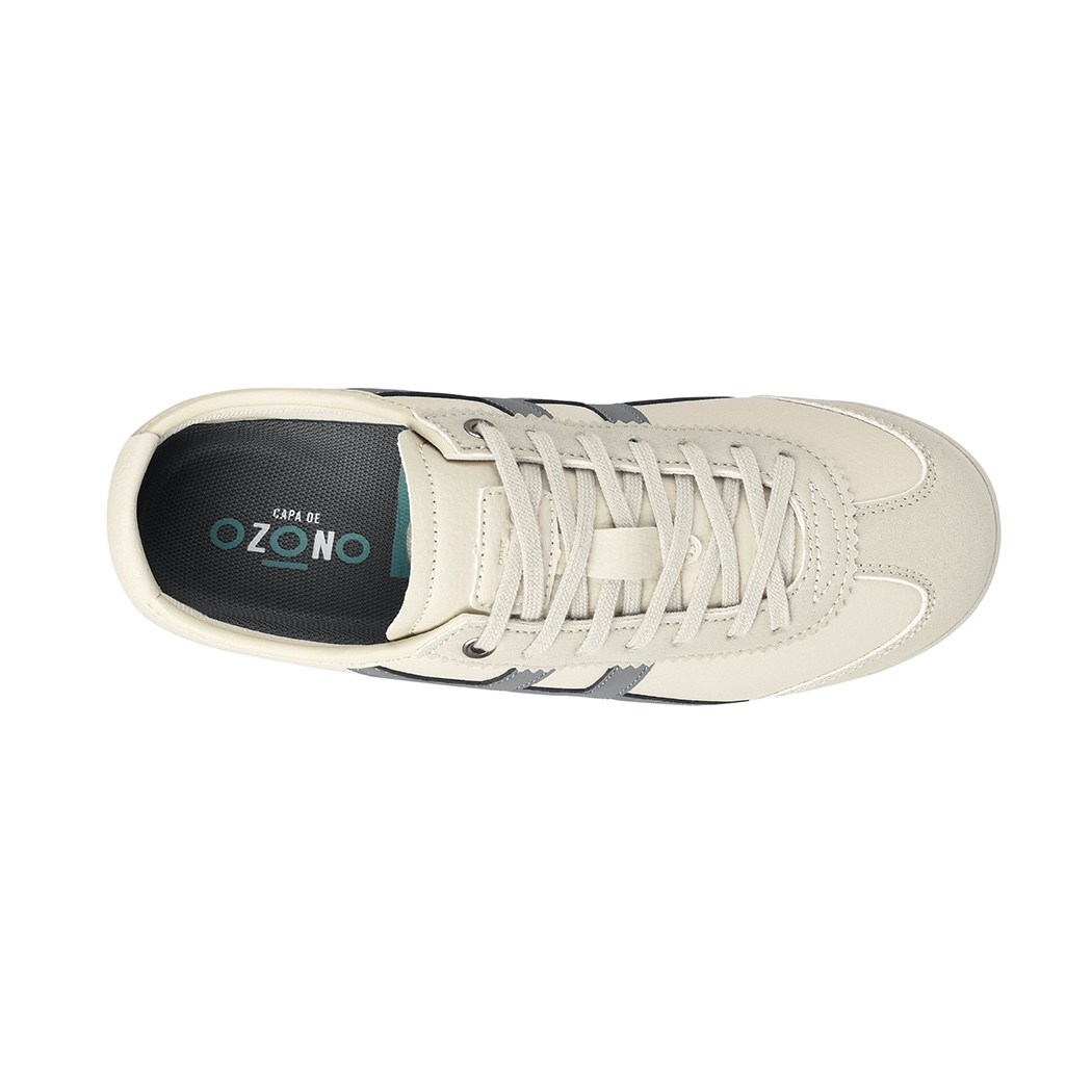 pappomania.com : Tenis casuales capa de ozono mujer 677101 simipiel beige