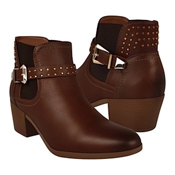 pappomania.com : Botines casuales para dama flexi 401002 café